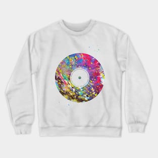 Vinyl disc Crewneck Sweatshirt